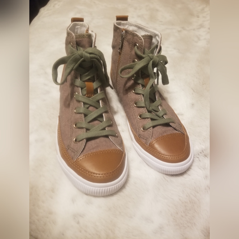 Burnetie High Top Vintage Sneaker size 7 - Picture 5 of 5